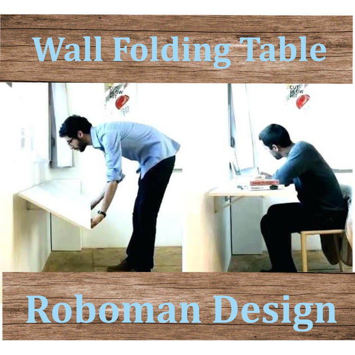 Meja Lipat Dinding komputer custom