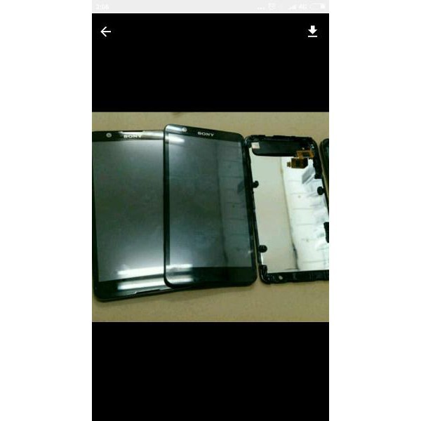 LCD TOUCHSCREEN + FRAME SONY XPERIA E4 E2115 E2104 ORIGINAL FULLSET