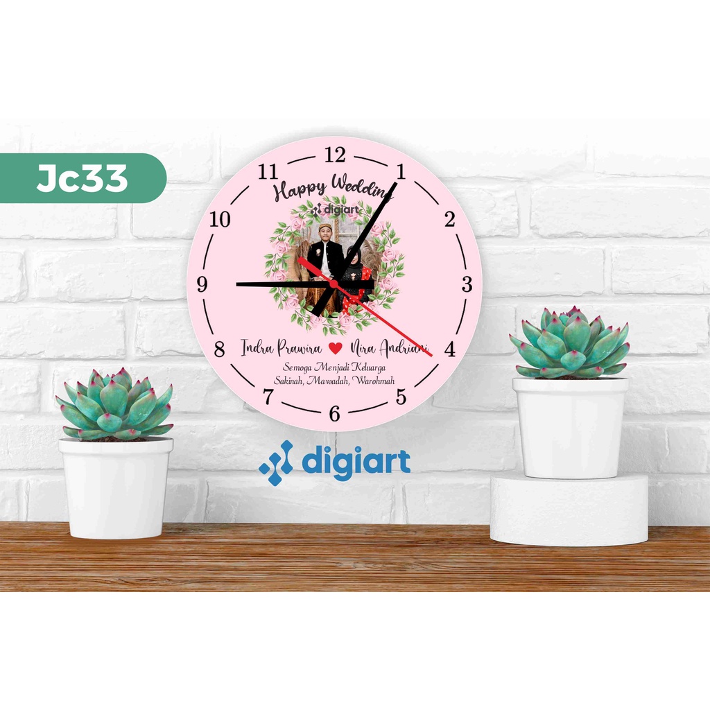 JAM DINDING CUSTOM FOTO PERNIKAHAN, JAM DINDING CUSTOM FOTO WISUDA, JAM DINDING CUSTOM FOTO ULANG TA