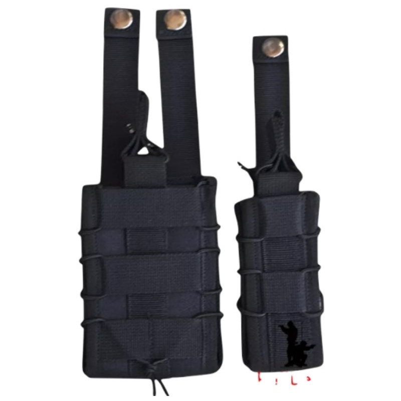 1 set pouch magzen dan glok/ sarung magazen