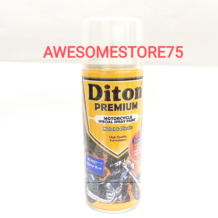 DITON PREMIUM **** HC 9907 ZEPHYR BLUE HARLEY Biru Cat Semprot Pylox Pilox