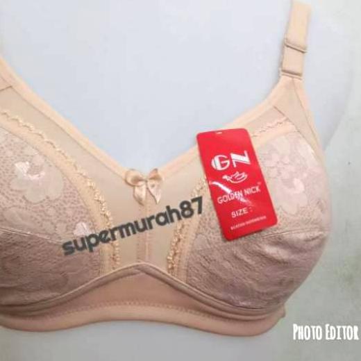 ℮  BH GOLDEN NICK K381 / bh golden nick burkat / golden nick / bh tanpa busa ○
