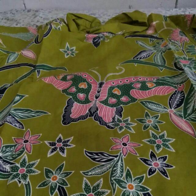 Tunik Batik Jumbo Bahan 100% Katun Halus -  Atasan Batik Wanita - Melati Super Jumbo Ld 130