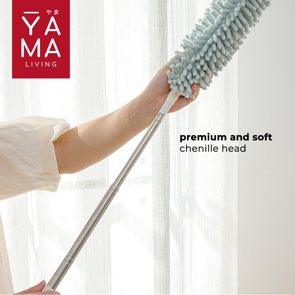 YAMA HANEBOKI Retractable Chenille Duster Kemoceng Microfiber Panjang Alat Pembersih Rumah IUIGA