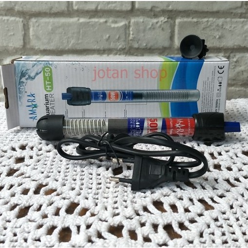 50w pemanas penghangat heater air akuarium aquarium aquascape 50 watt