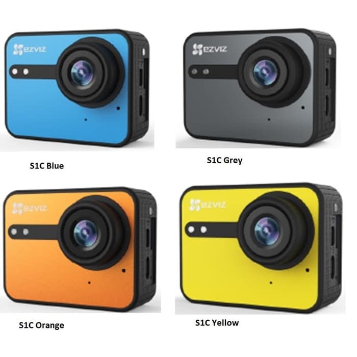 EZVIZ S1C Action Sport Camera Full HD LCD Touch Screen Original Garans