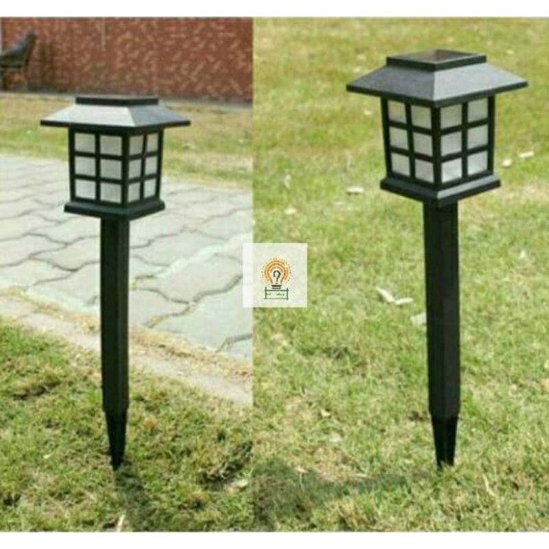 LAMPU TAMAN  TANCAP LED ENERGI SOLAR OUTDOOR JH 008