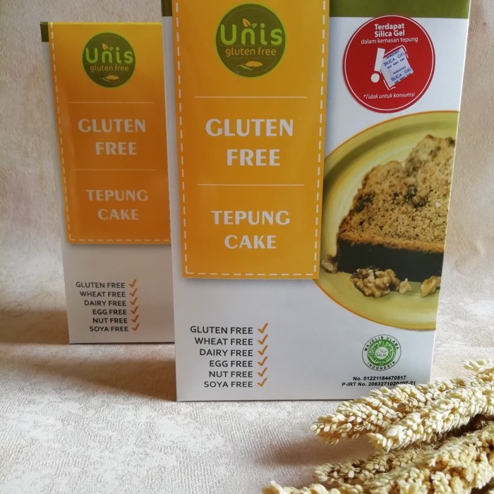 

cs777vv Tepung Cake Gluten Free /Unis Gluten Free 500Gr Da01D100