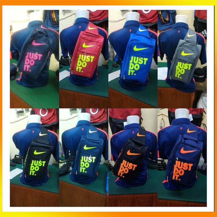 MS - Tas Sepatu Bola / Futsal Slempang Slingbag Nike Just Do It