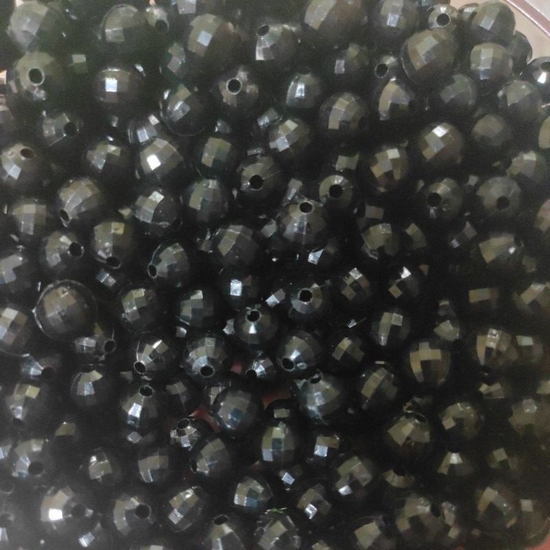 100pcs lampion boldun 8mm hitam