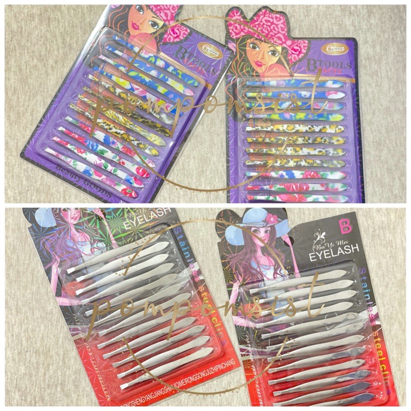 PINSET CABUT BULU ALIS JENGGOT KUMIS UBAN / PINSET CABUT BULU MOTIF POLOS / PINSET PENCABUT BULU