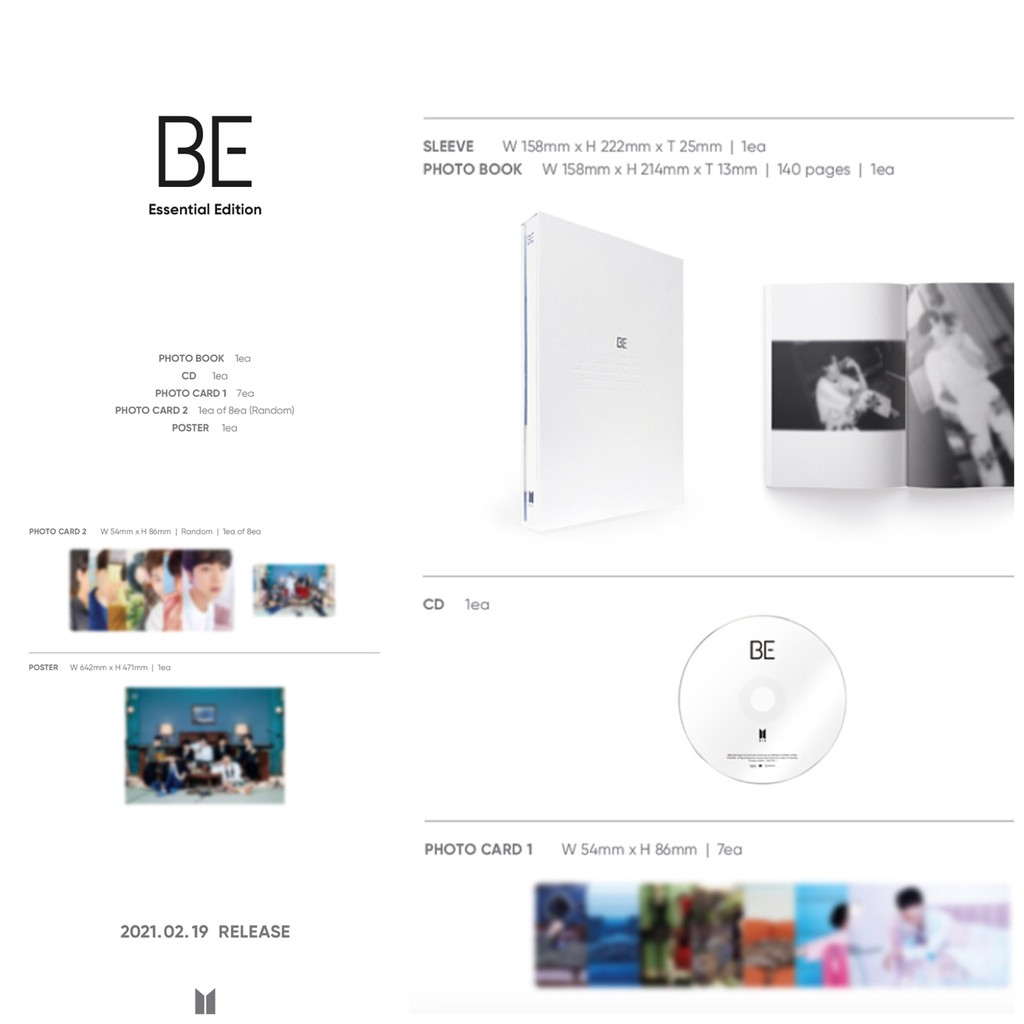 BTS ‘BE’ ESSENTIAL EDITION