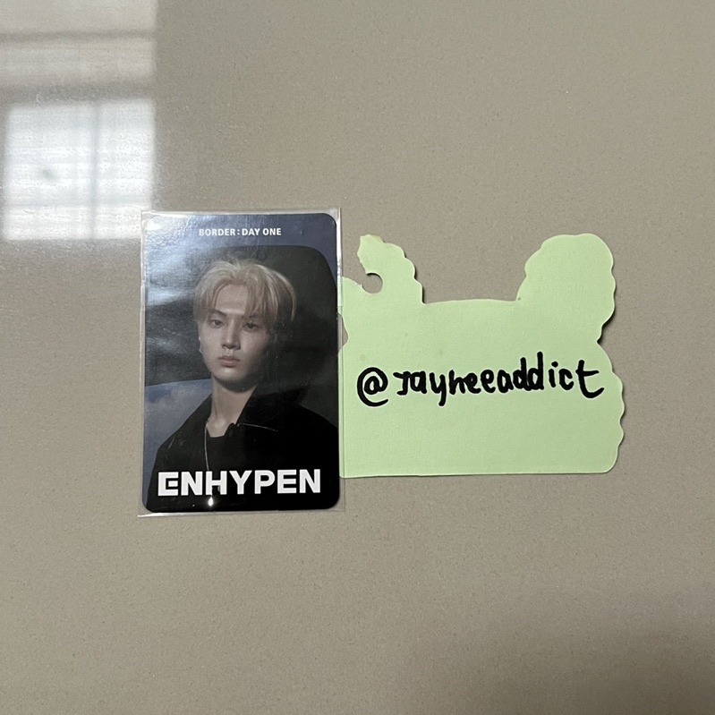 Enhypen Jay Yizhiyu part 1 yzy lucky draw ld photocard bdo bdc pc