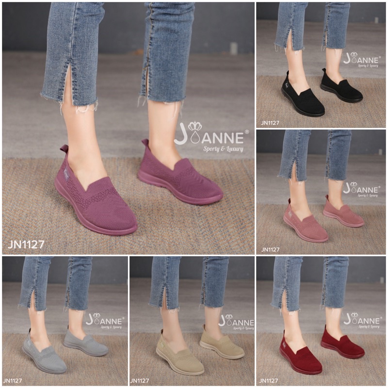 RESTOCK!! [ORIGINAL] JOANNE FlyKnit Flat Shoes Sepatu Wanita #JN1127