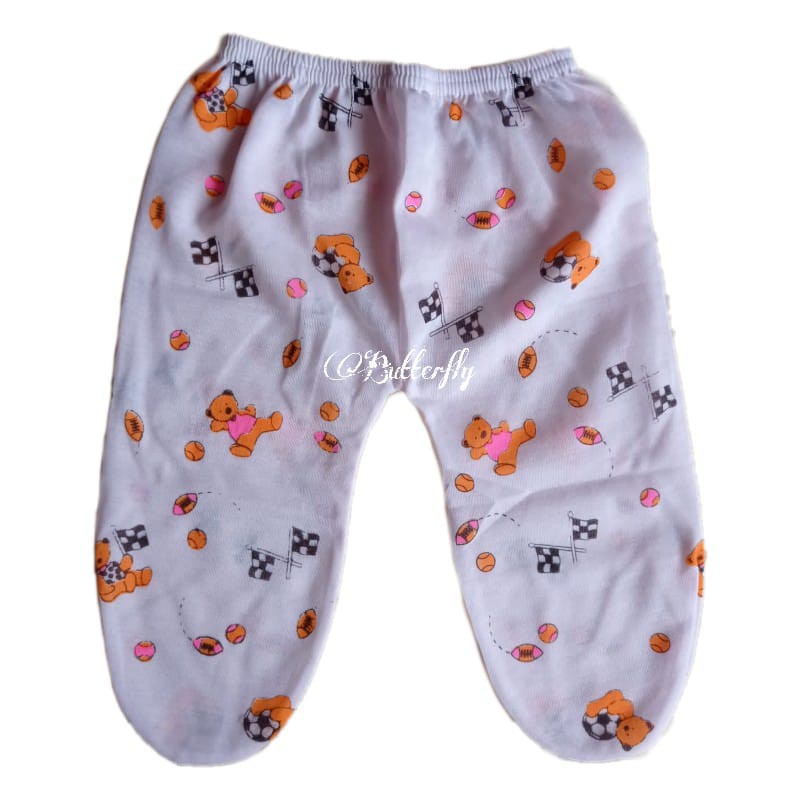 6 PCS Celana Panjang Bayi Tutup Motif