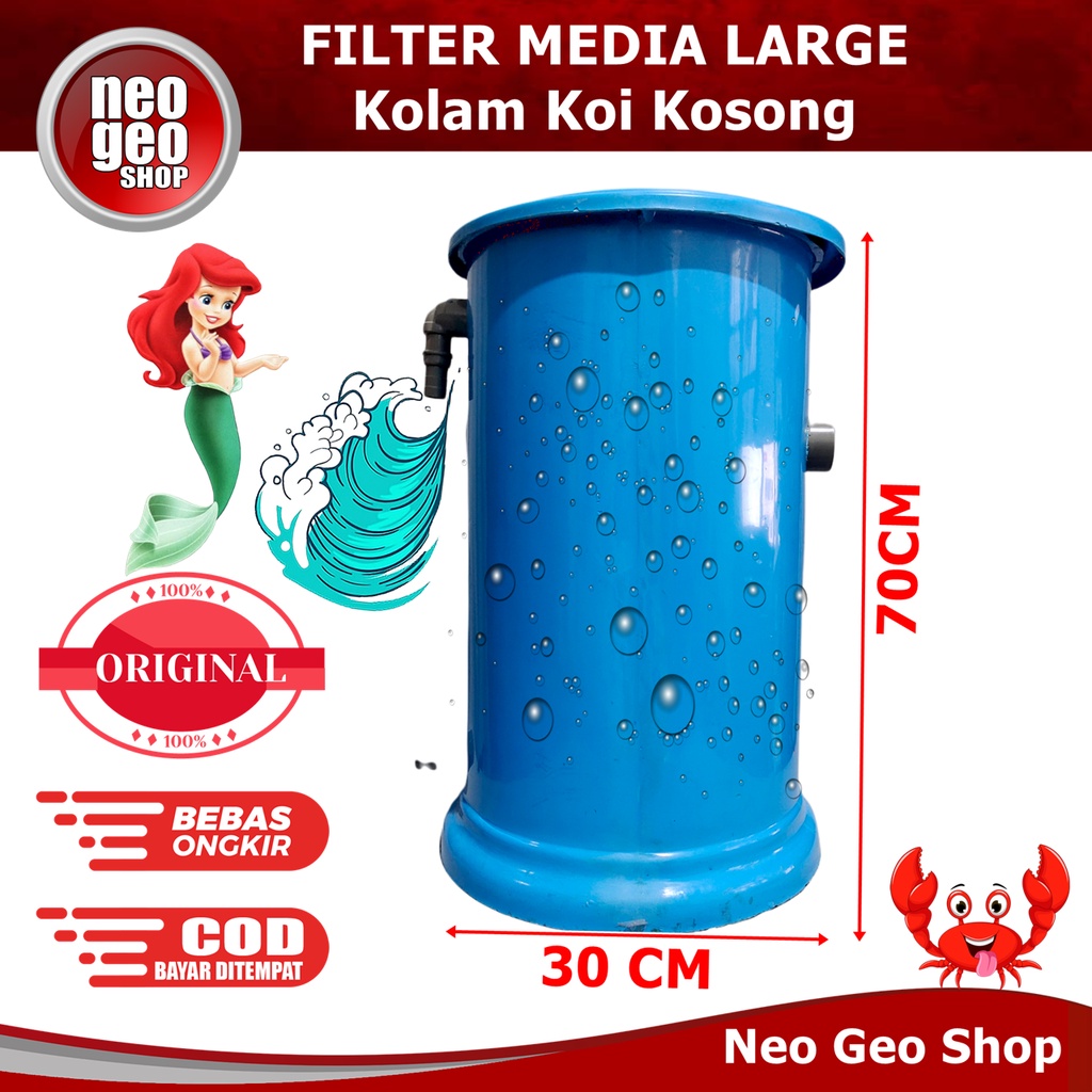 Media Filter TONG KOSONG Tabung Chamber Kolam Ikan External Fiber