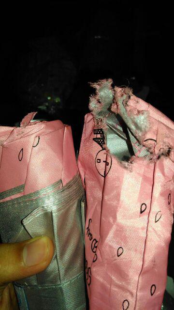 Payung Lipat 3 Model Mangkok Motif Rainy Day