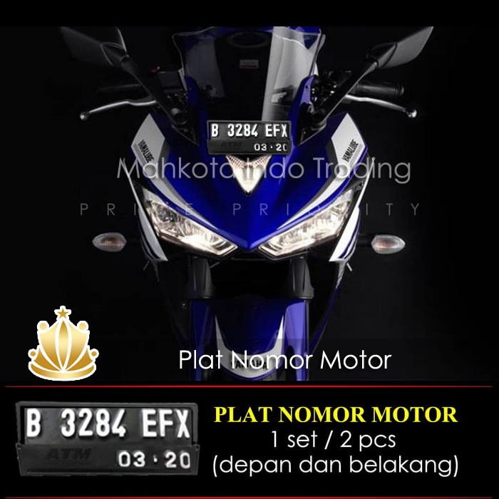 Tempat Plat Nomor Motor Universal Kualitas Bagus