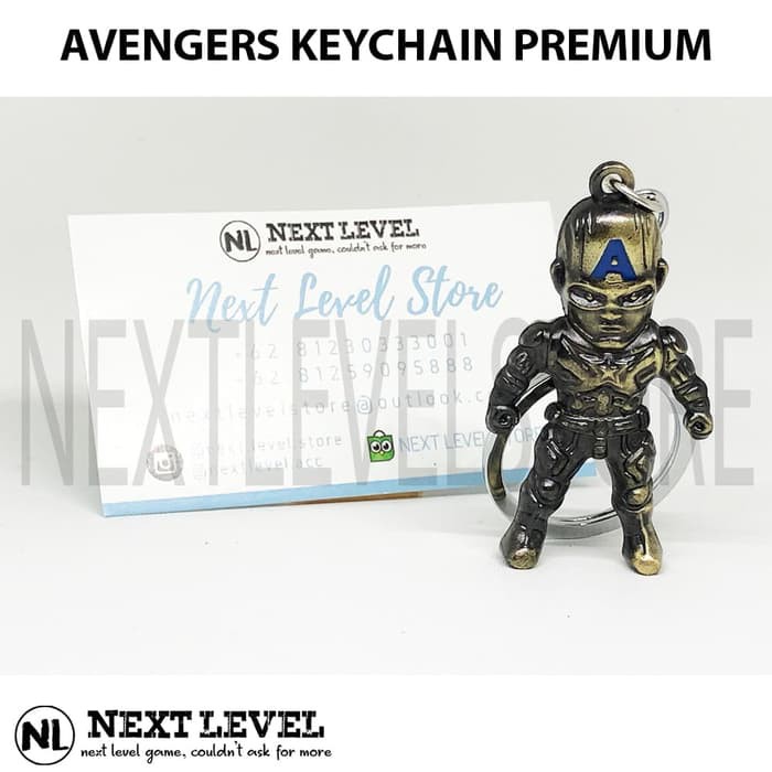 Avengers Keychain PREMIUM - Ironman , Hulk , Captain America , Thor