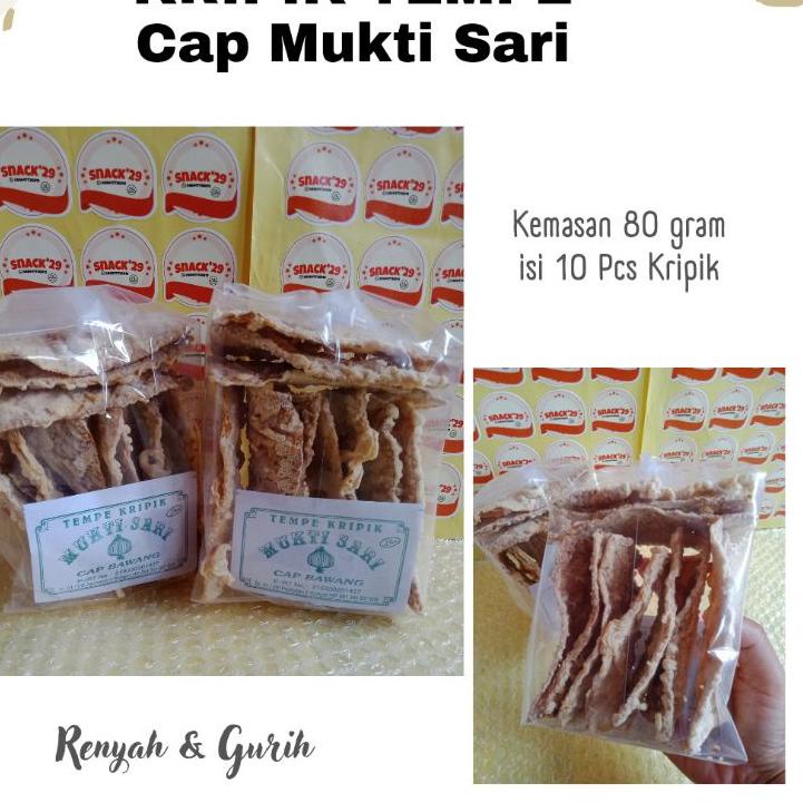 

#Shopeehaul KRIPIK TEMPE Cap Mukti Sari | KHAS BANYUMAS | HARGA TERJANGKAU | FREE GIFT MIN. BELANJA 50K (all item) 【⚡TAR】