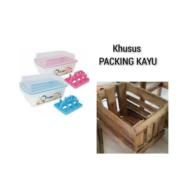 Puku Nursery drying Rak botol susu Bayi / rak pengering botol susu puku. GOSEND s1