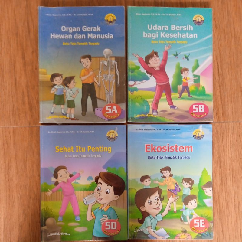 Buku Teks Tematik Terpadu kelas 5 SD 5A,5B,5D,5E Preloved