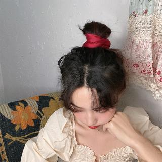 Ikat Rambut Elastis Bahan Satin Warna Permen Gaya Korea Ikat Rambut Elastis Bahan Satin Warna Permen Gaya Korea