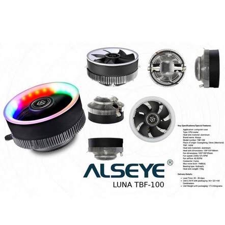 ITSTORE ALSEYE TBF 100 LUNA - CPU FAN COOLER SUPPORT INTEL &amp; AMD