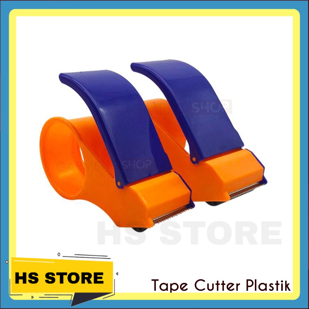 

Dispenser Tempat Lakban 2" INCH Pemotong Isolasi Tape Cutter Plastik