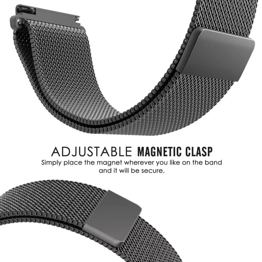 STRAP TALI JAM TANGAN - MILANESE STYLE MAGNETIC - FOR APPLE WATCH 1 2 3 4 5 SERIES 42MM 44MM