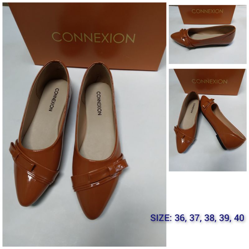 SEPATU FLAT SHOES KERJA WANITA SIZE 36 37 38 39 40 BRANDED CONNEXION