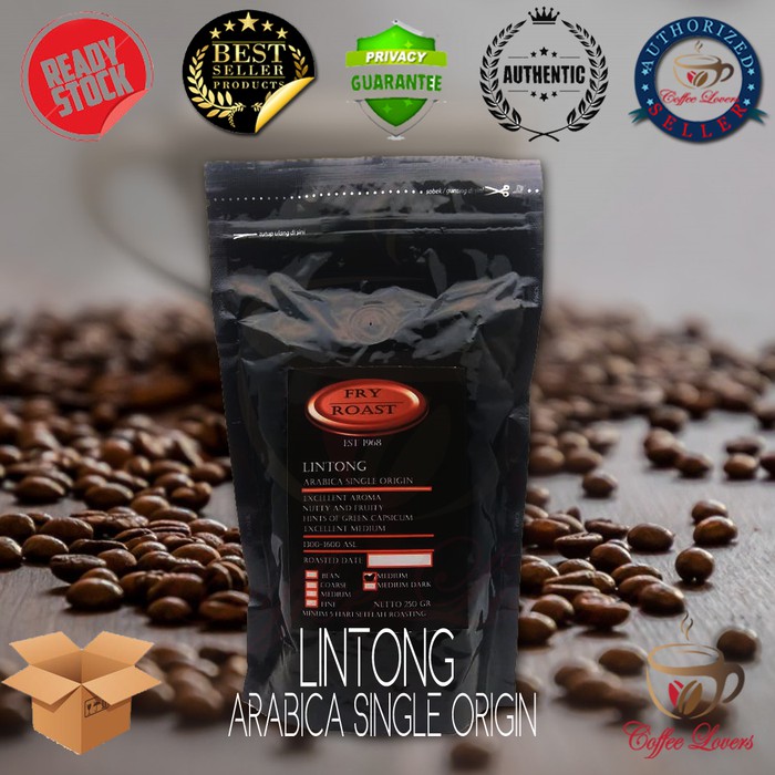 

FRY AND ROAST KOPI ARABIKA LINTONG 250 GRAM (BIJI/BUBUK)