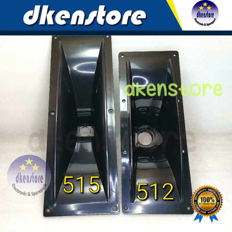 Corong Tweeter Plastik drat 515 horn twiterukuran depan  P37,5cm L13cm