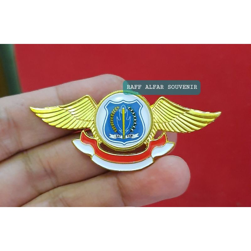 PIN SECURITY SATPAM MODEL WING