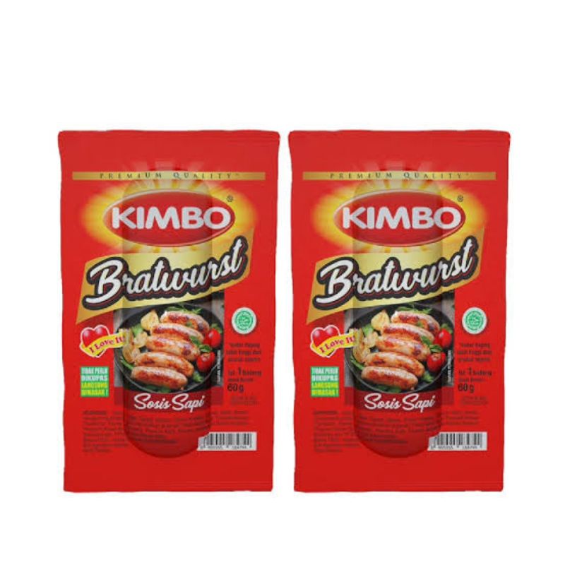 

KIMBO Sozzis Sapi Bratwurts 50gr Single