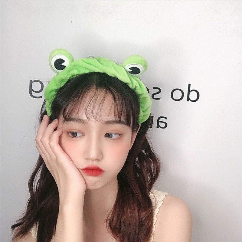 AC013 Bandana Bando Headband Makeup atau Cuci Muka Motif Imut dan Lucu Model Korea