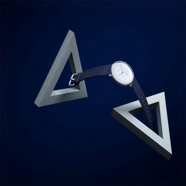 New XIAOMI Mi Mijia QUARTZ Smart Watch Life Waterproof with Double Dials Alarm Sport Sensor