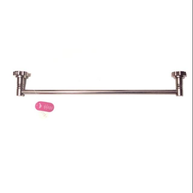 Rak gantungan baju 1pipa / Rak toilet / Rak Aluminium 80862M