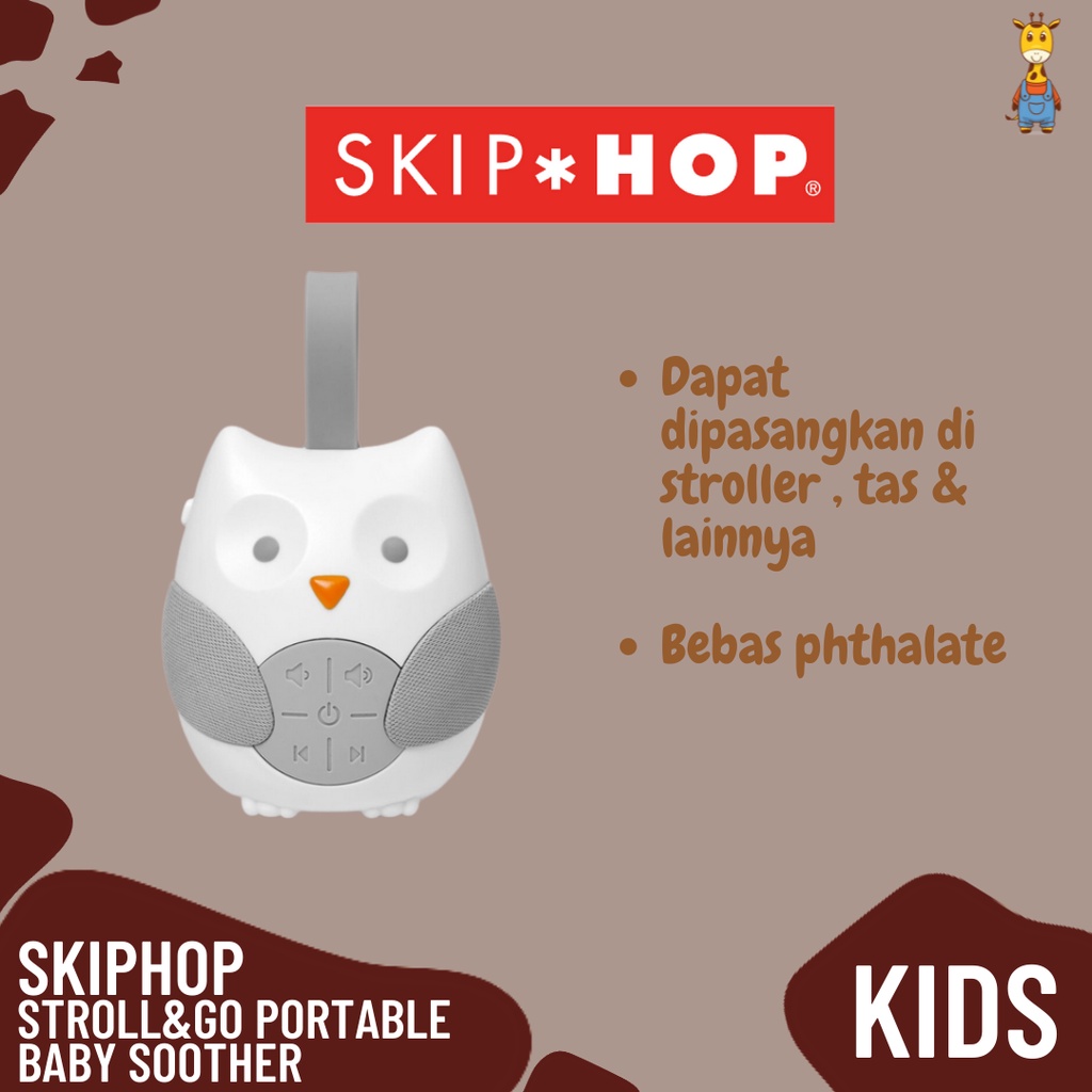 Skiphop Stroll&amp;Go Portable Baby Soother