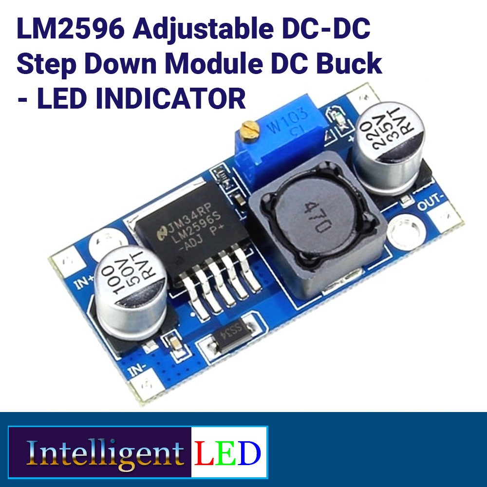 LM2596 adjustable DC-DC step down module DC Buck - LED INDICATOR