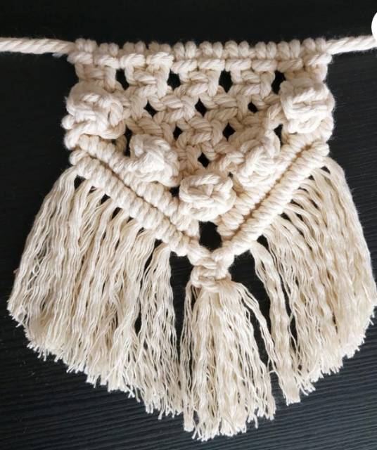 READY STOK) macrame Hiasan dinding juntai / macrame wall hanging/ Dekorasi rumah
