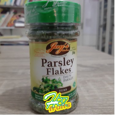 

PARSLEY FLAKES/DAUN PARSLEY JAY'S 20 GRAM