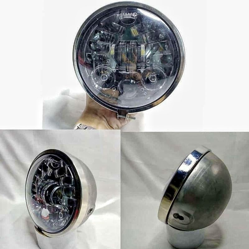 batok lampu L2g pres lampu LED 16 led import batok lampu L2g mentah set depo lampu depan cb100