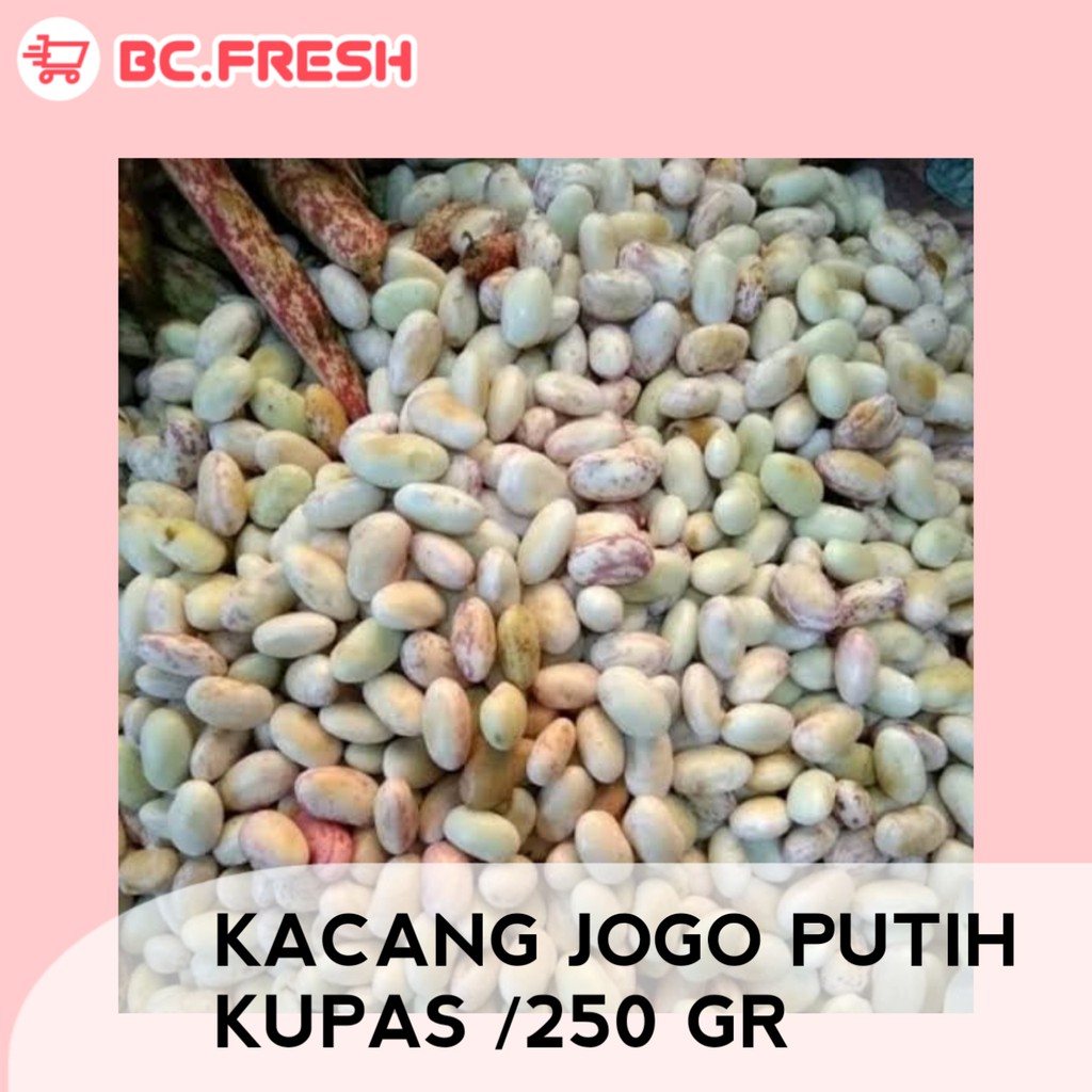 

Kacang jogo kupas putih 250 gram