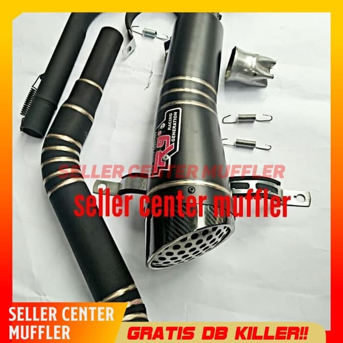 Knalpot Racing R9 H2 new old CB 150 R CBR Verza Vixion R15 v2 v3 MT 15 R15 Xabre GSX MX King FU GTR