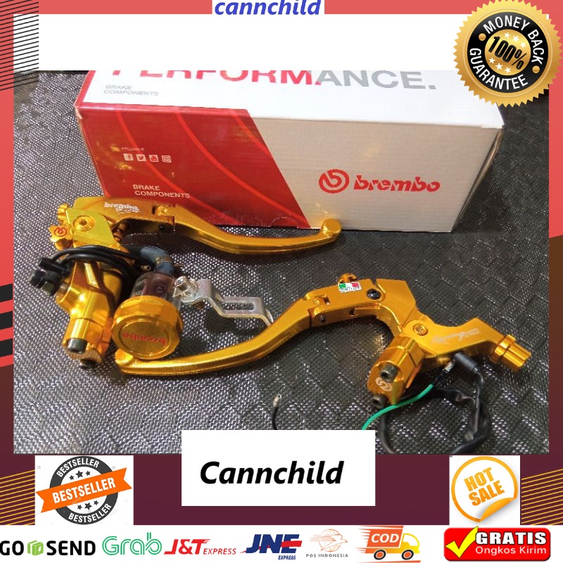 Master rem brembo corsa costa rcs 19 full gold handle kiri kopling atau rem [Termurah Produk Origina