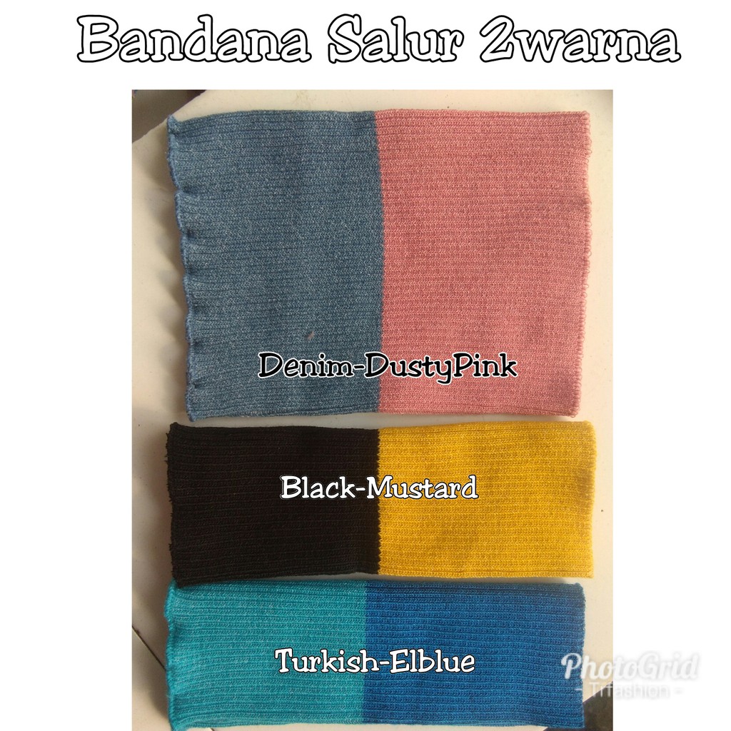 Inner Bandana | Bandana 2 Warna | Bandana Rajut