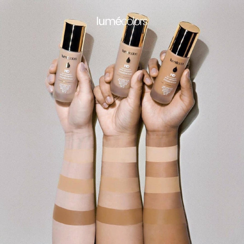 (Free Emas 24k) Lumecolors HD Full Coverage Ultra Lightweight Foundation