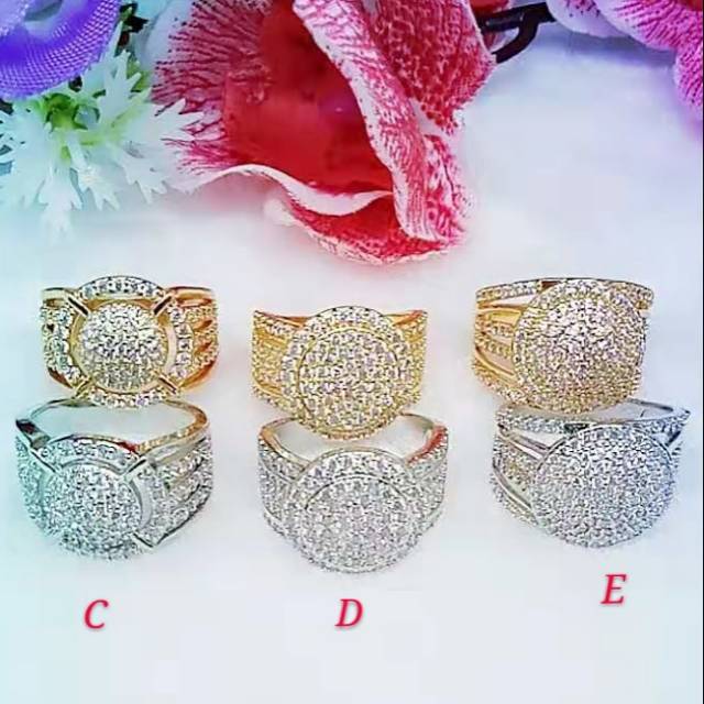 Cincin full mata C,D,E