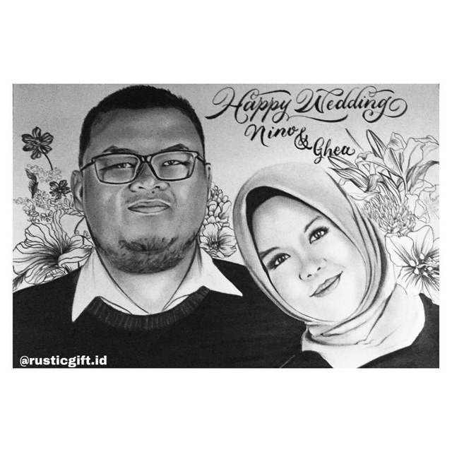 

Sketsa Wajah Couple (Pensil/hitamputih)